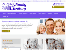 Tablet Screenshot of oviedofamilydentistry.com